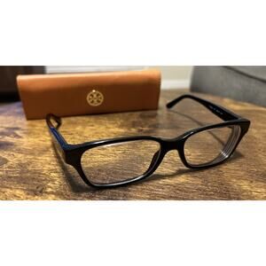 TORY BURCH TY2080 1377 BLACK AUTHENTIC EYEGLASSES 53-16-135 & Case